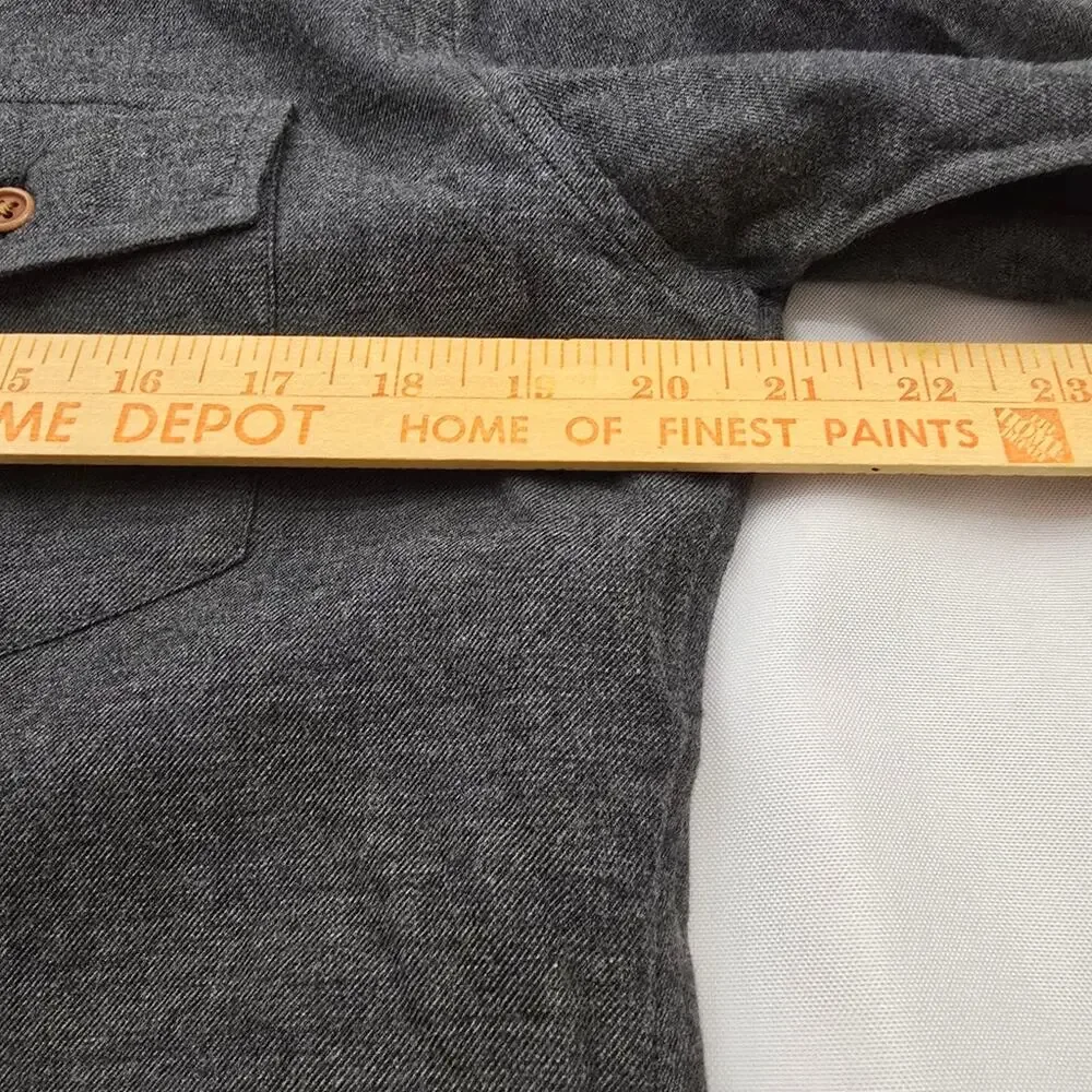 J.Crew Men's Gray Black Button-Down Shirt 100% Cotton Business Casual Workwear M